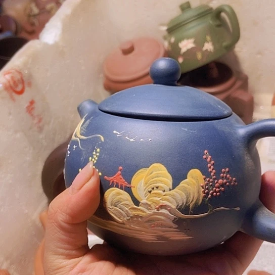 全手工制作宜兴紫砂壶微瑕