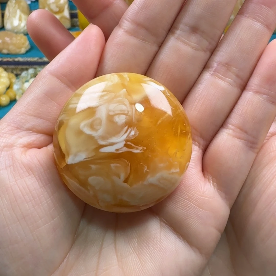 琥珀未镶嵌手链同料