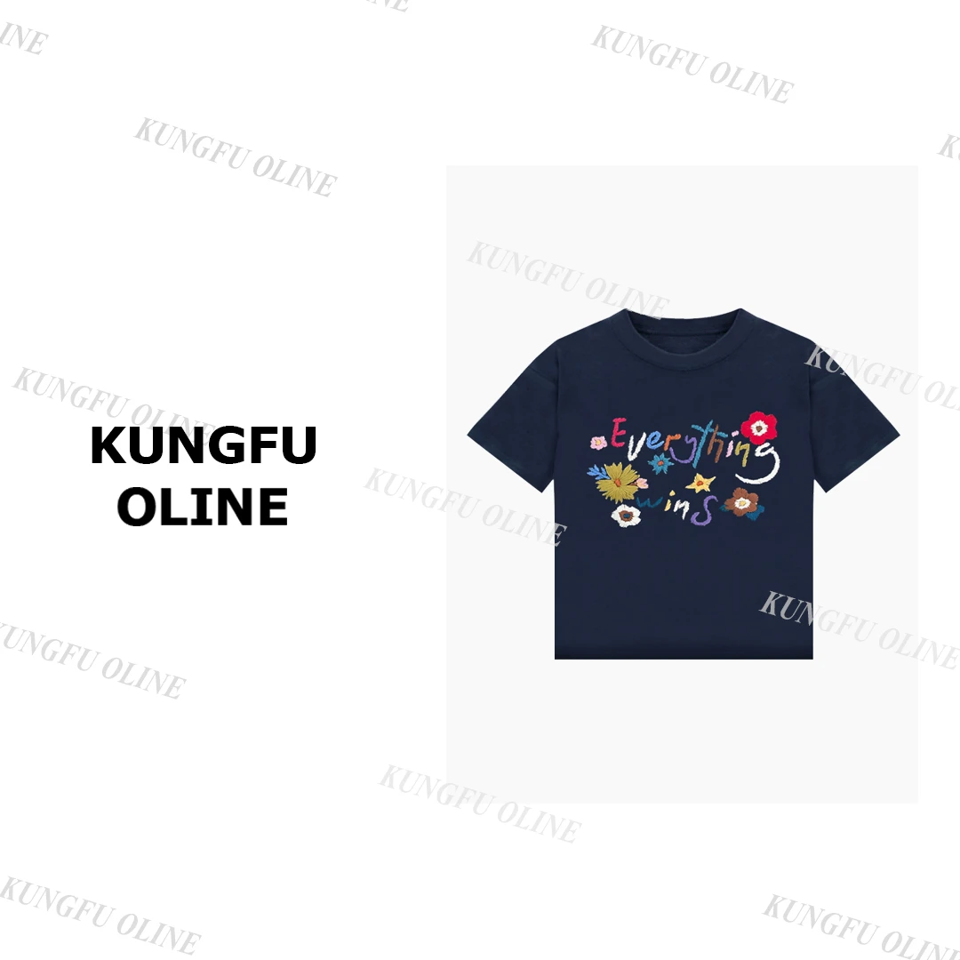 【五彩缤纷】T0576春夏流行款卡通印花圆领短袖T恤潮流休闲上衣