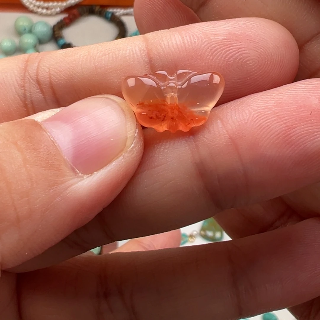 南红玛瑙未镶嵌吊坠(不含链)