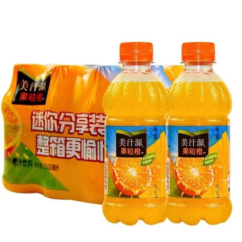 美汁源果粒橙300ml小瓶橙味饮料果汁饮料解渴鲜橙榨汁香甜可口yb