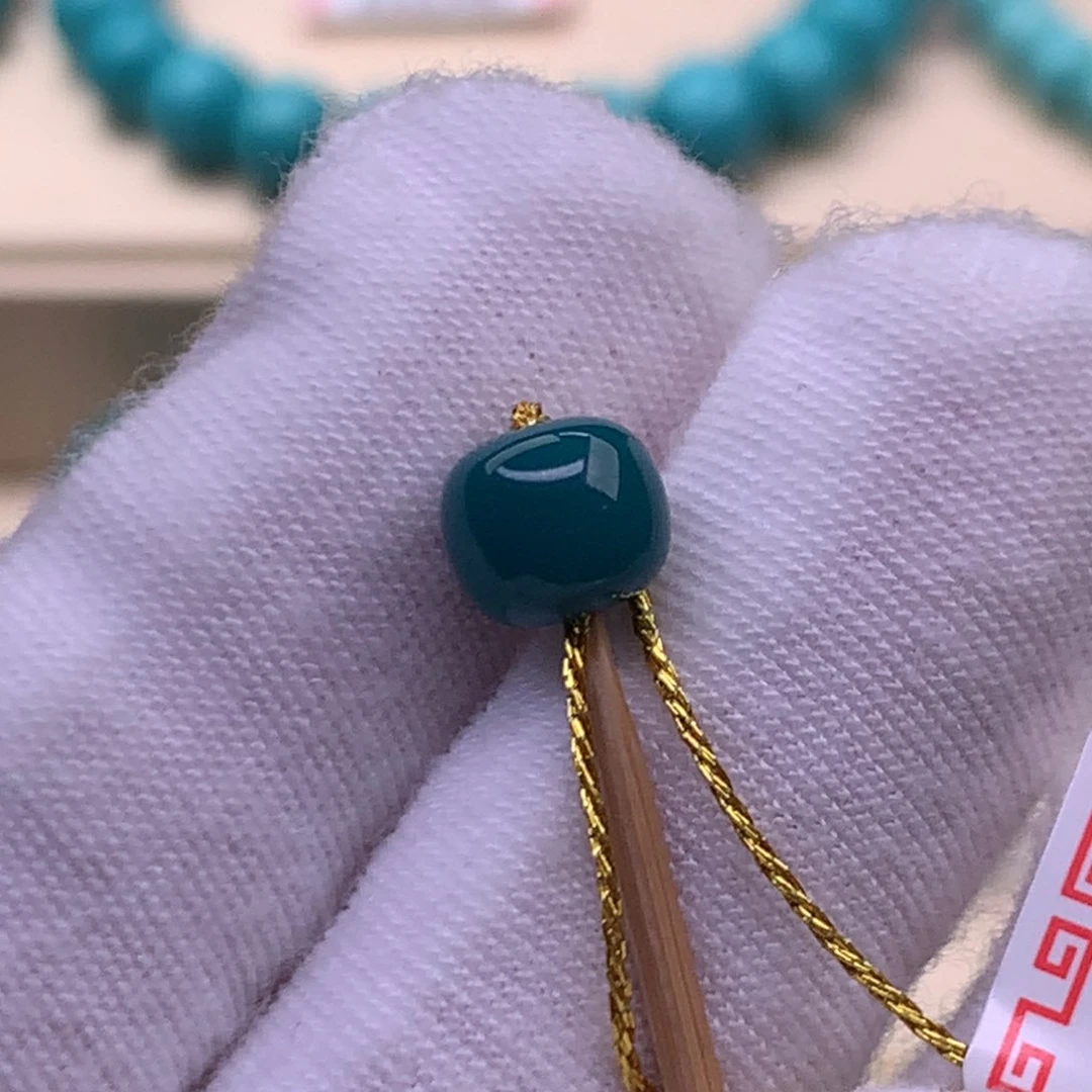 乐****未镶嵌绿松石珠宝奇石7.3