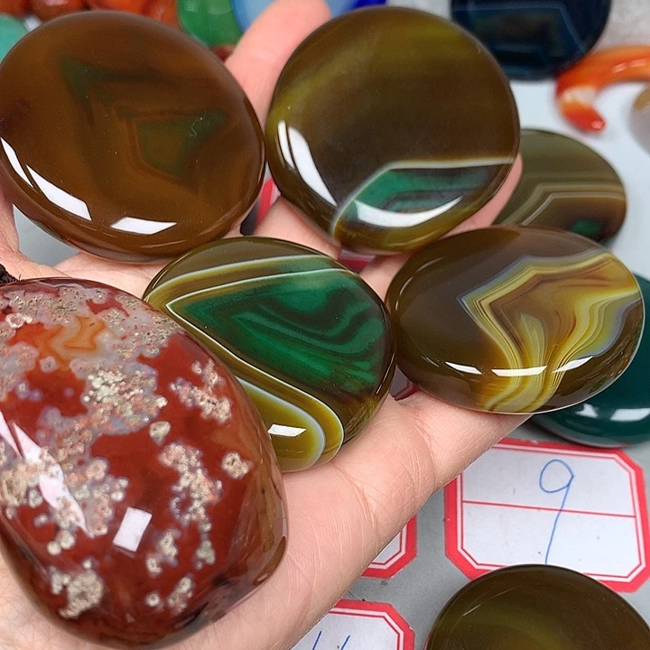 笑***生玛瑙/玉髓未镶嵌颈饰