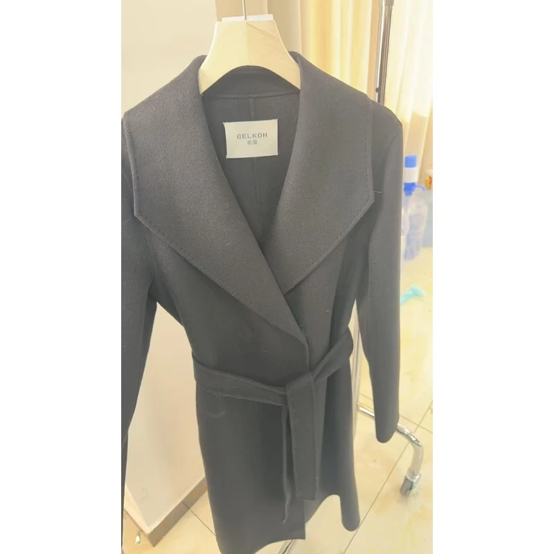 【小七专享】时尚百搭双面呢大衣 N548820