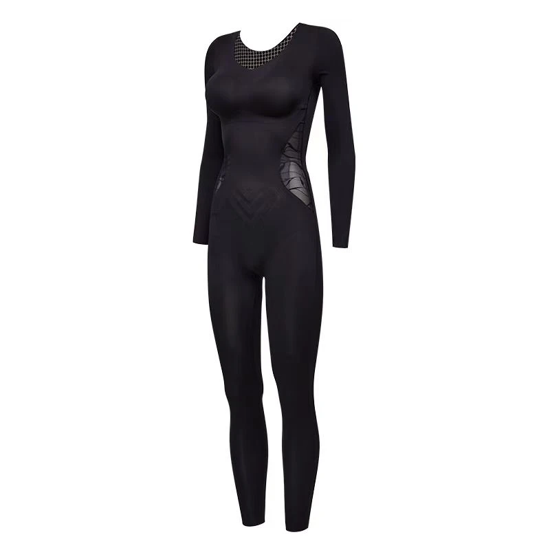 连体塑身衣带胸垫黑色提臀修身美体衣女士无痕清仓默认小瑕疵