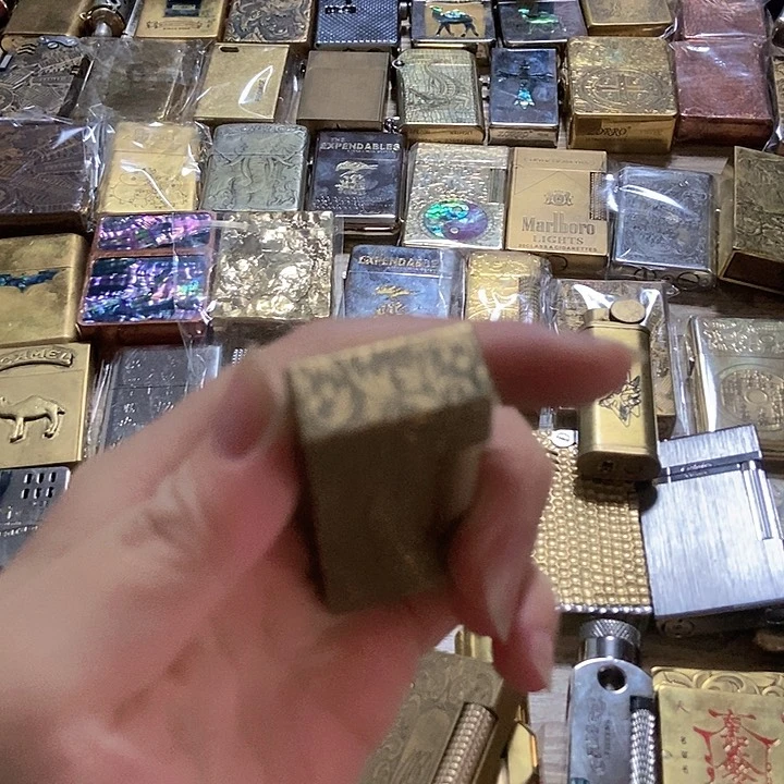 铜唐草直播间福利打火机