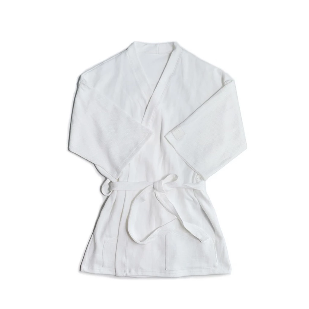 青叔男士运动时尚休闲情侣透气宽松纯色纯棉韩版浴袍睡衣居家服