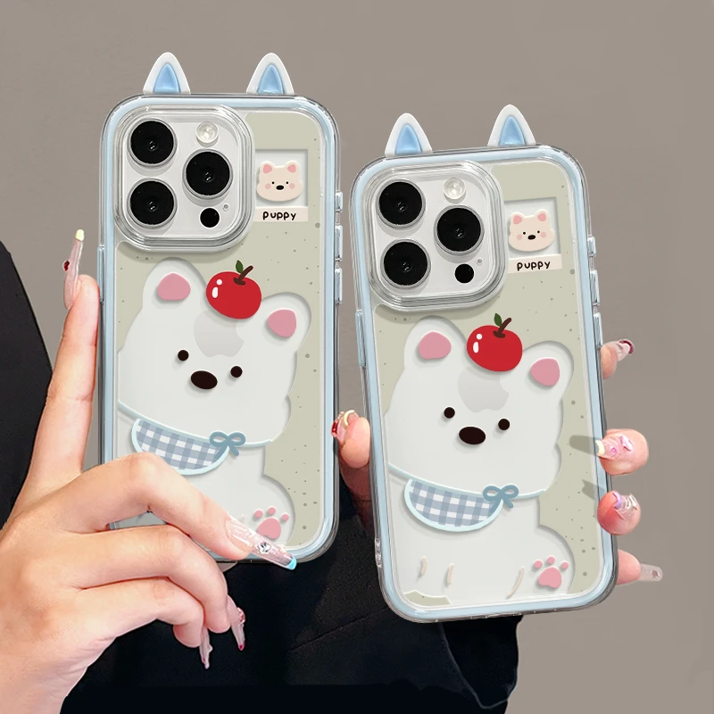 西高地适用苹果17pro手机壳16pm三合一炫彩华为p70荣耀oppo小米15