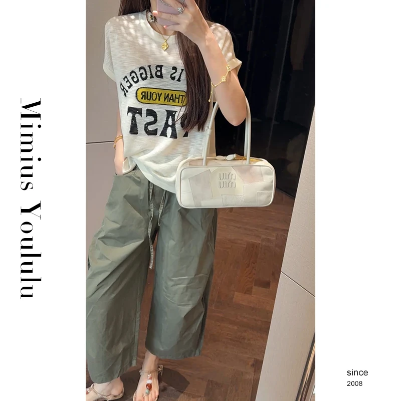 【mimius】Q 韩系设计感不规则侧扣字母上衣 WG05069