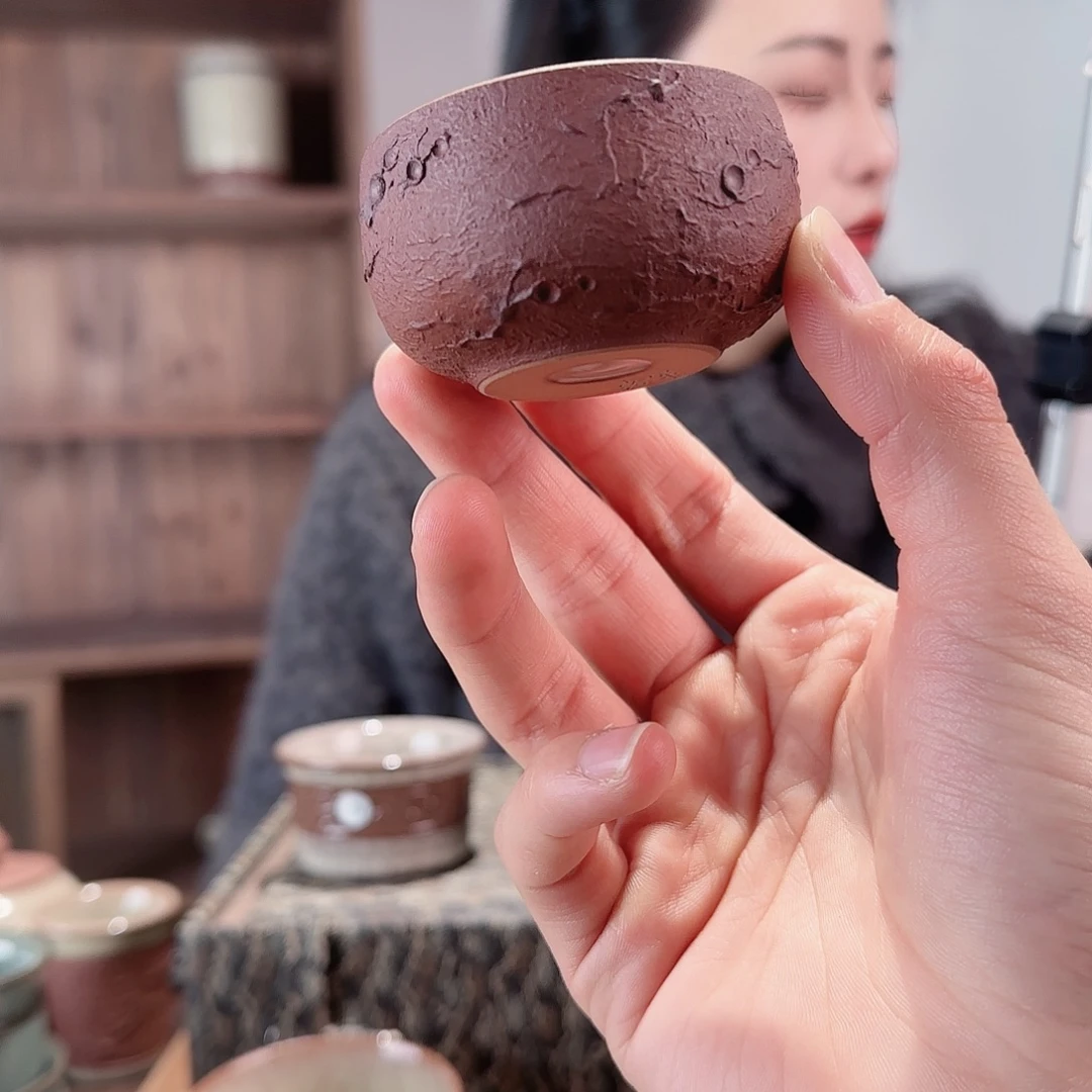 瓷摆件恒星禅定杯