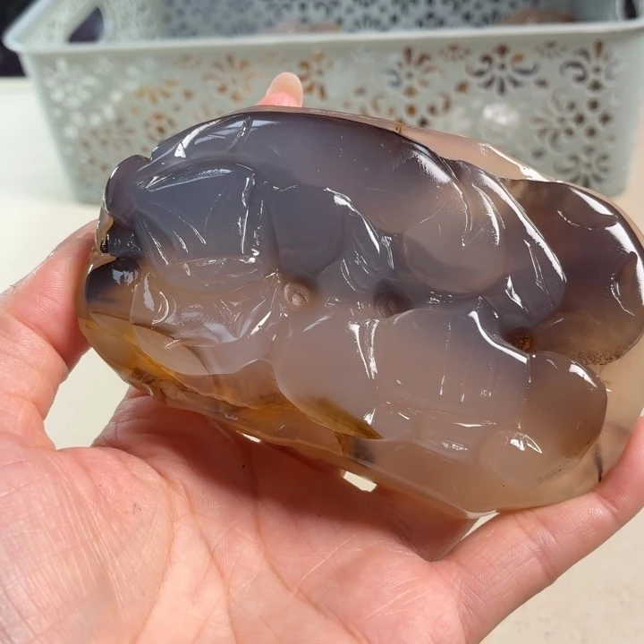 玛瑙/玉髓未镶嵌吊坠(不含链)
