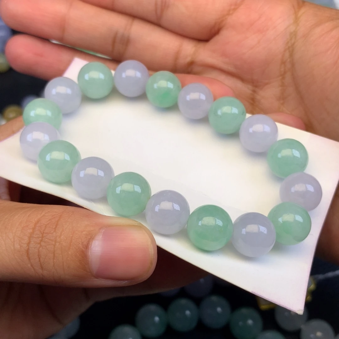 颈饰未镶嵌翡翠天然缅甸翡翠A货