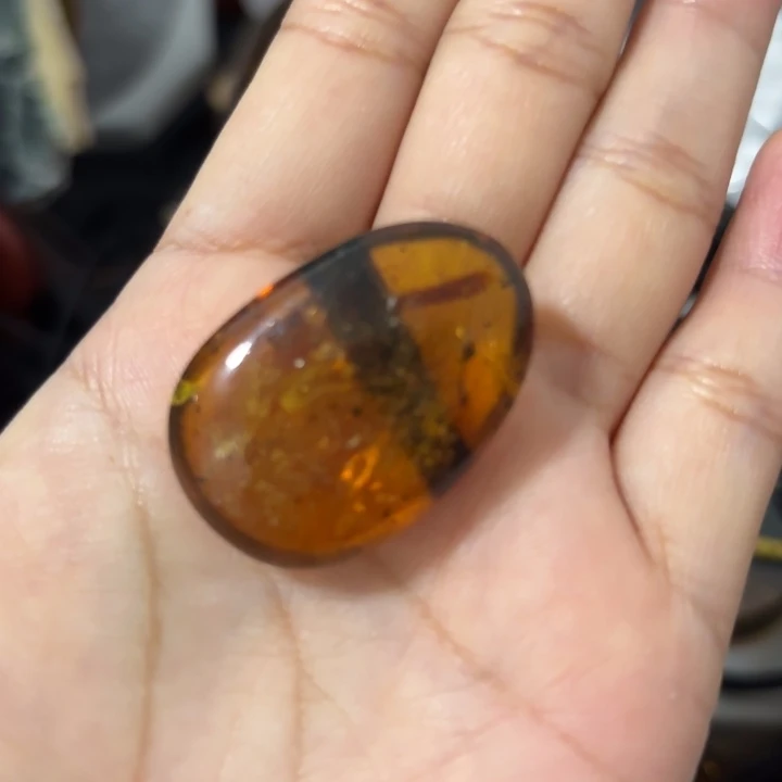 琥珀未镶嵌裸石植物珀