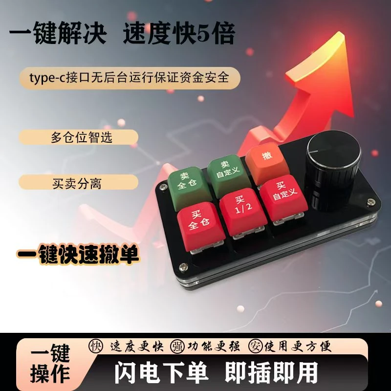股票打板神器多功能自定义一键下单快速交易专用键盘