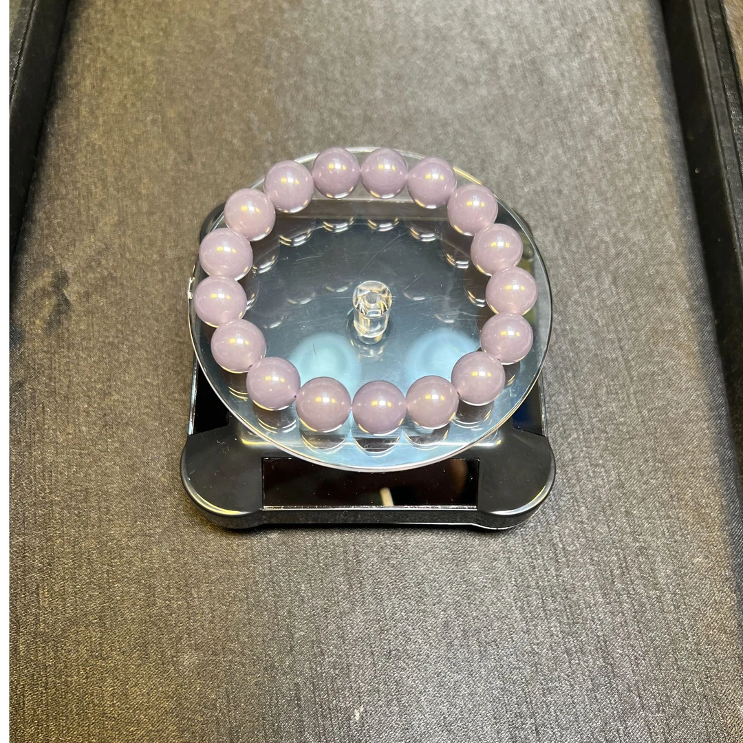 品质严选12mm烟紫珠子手串