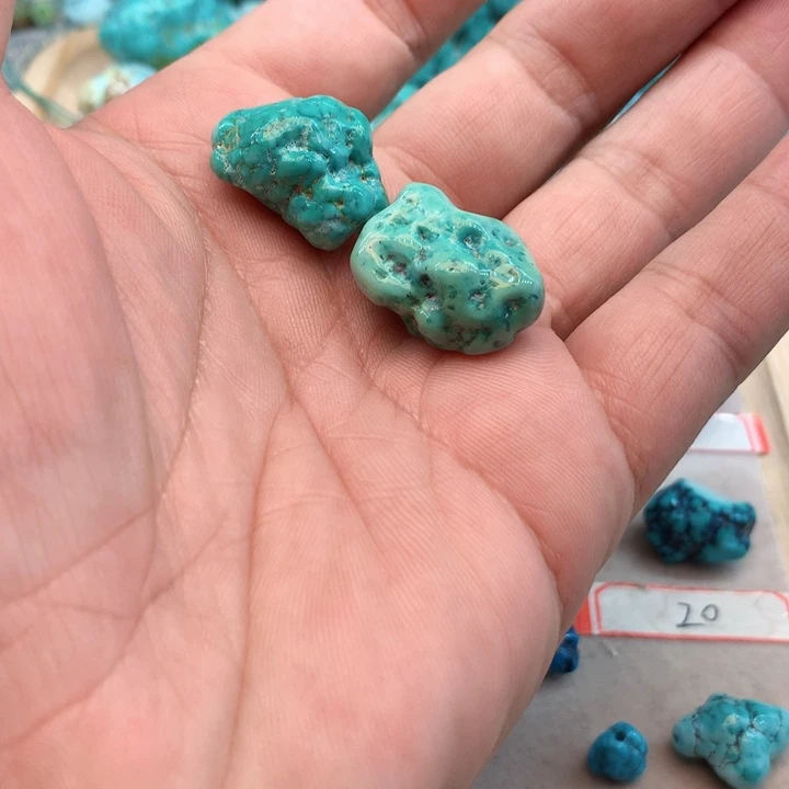 晚***梦未镶嵌绿松石吊坠(不含链)