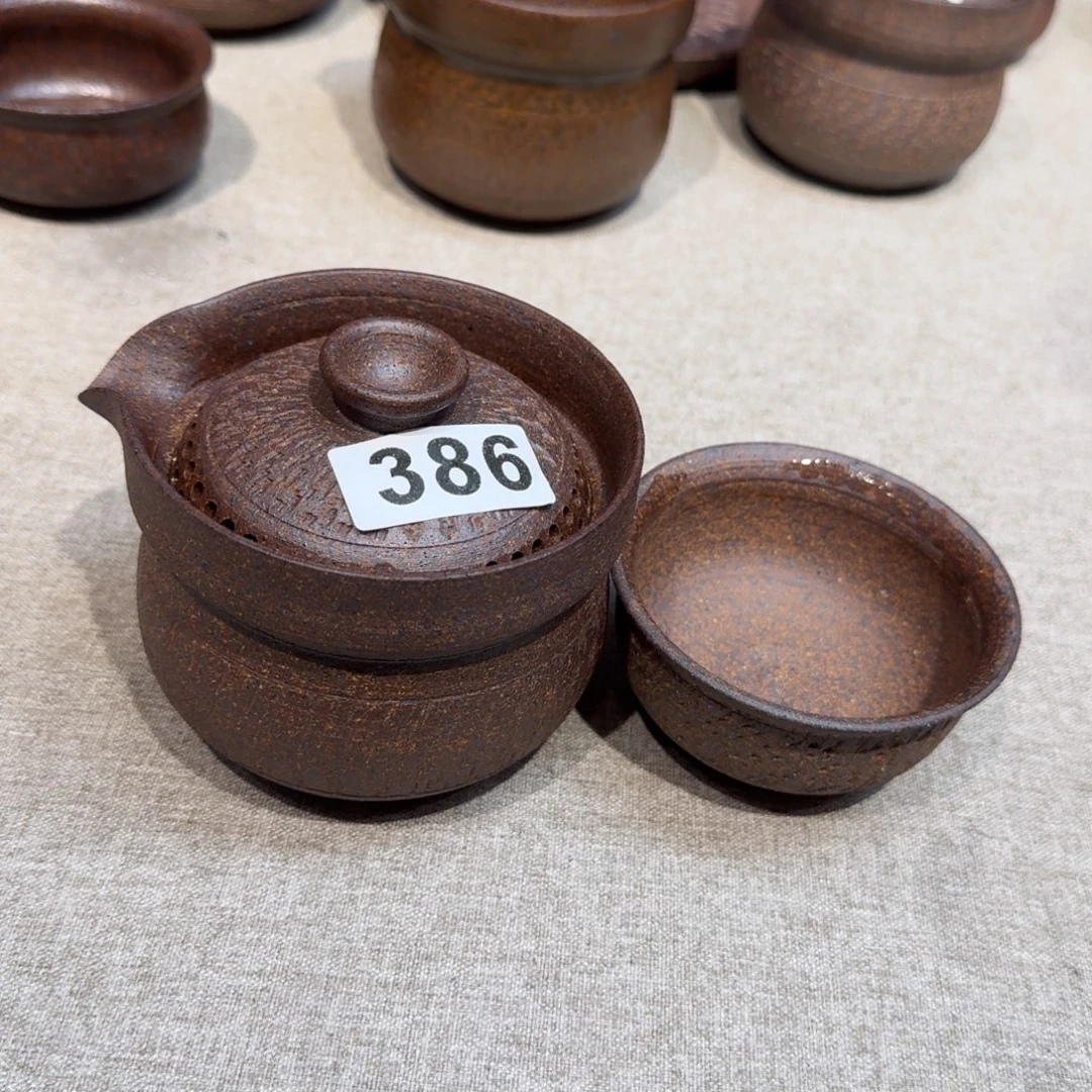 粗瓷茶具素色盖碗