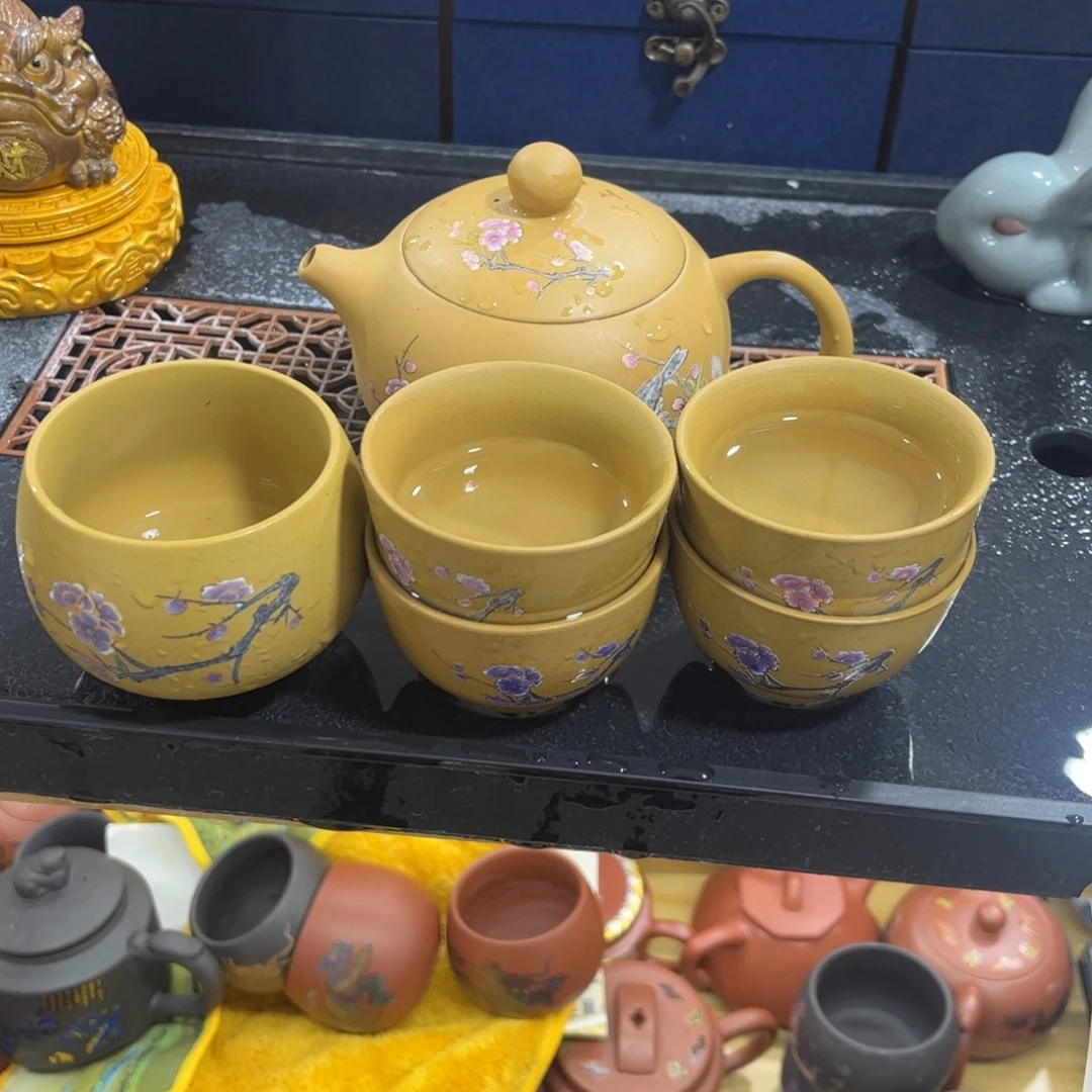 茶杯紫砂紫砂壶一壶5杯