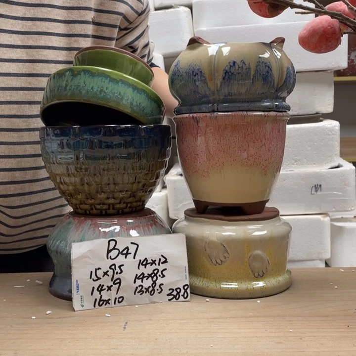 粗陶多肉花盆微瑕47