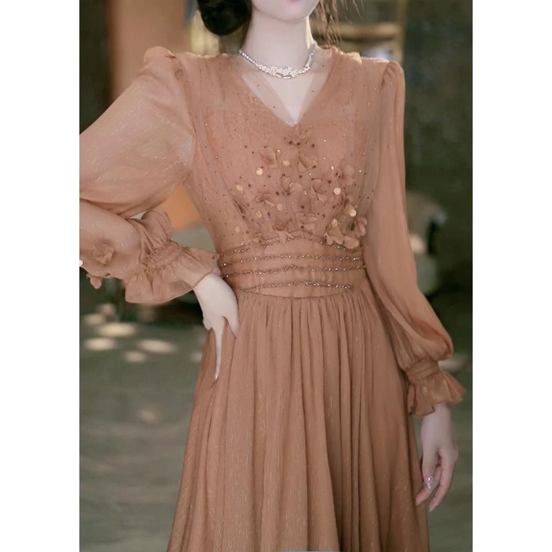 2-8【卡普里假日】重工淑媛气质连衣裙