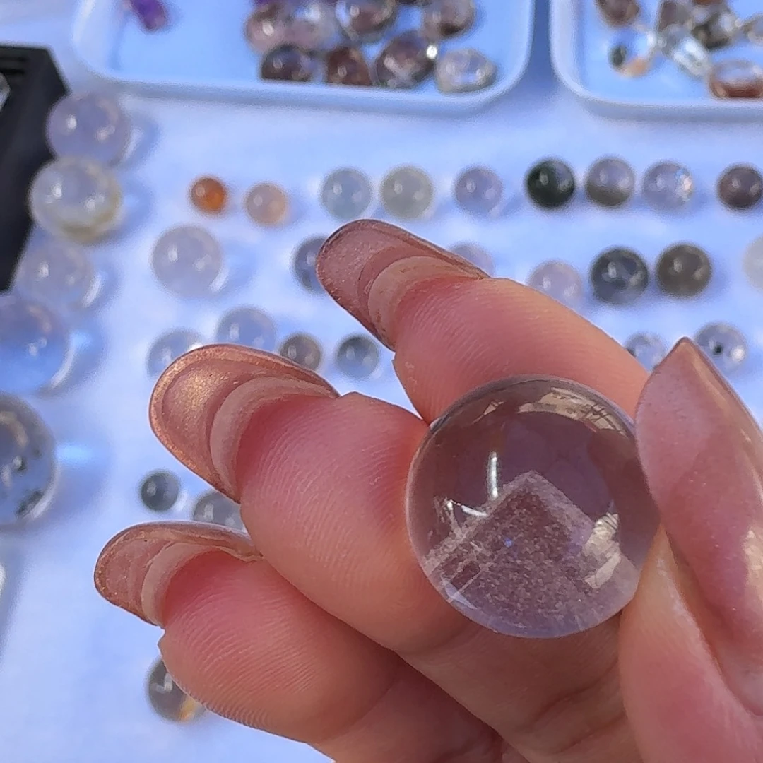 水晶珠宝半成品未镶嵌貝*