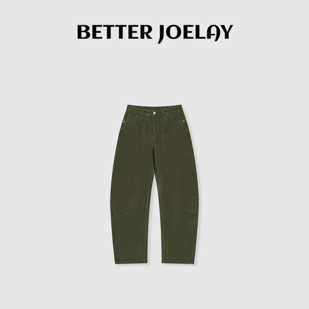 BETTER JOELAY -【蛮蛮一仔】高端牛仔裤水洗时尚简约宽松JG9593