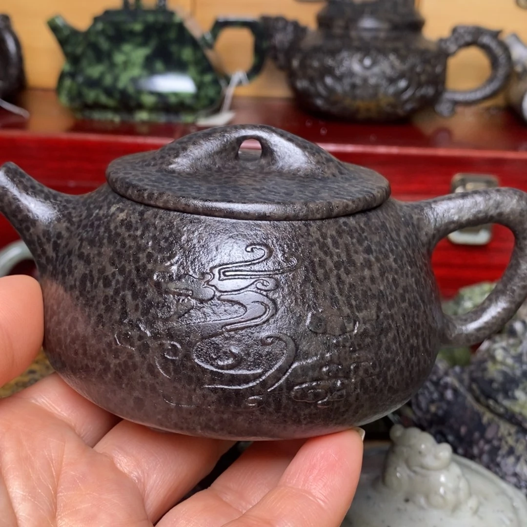 冰碛岩豹纹景舟石瓢200cc