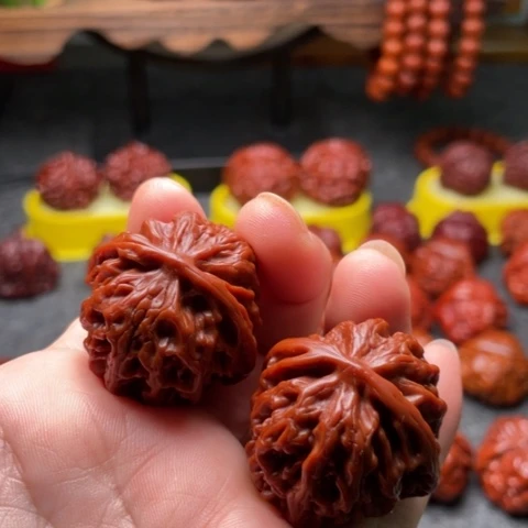 桃核吊坠核桃吊坠 手把件 苹果园