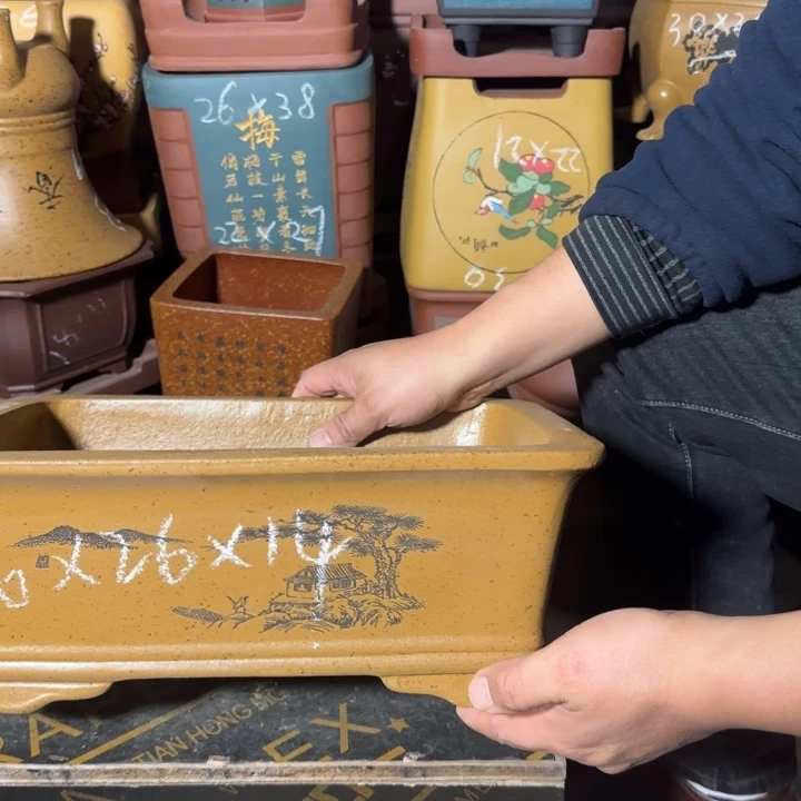 紫砂花盆紫砂花盆