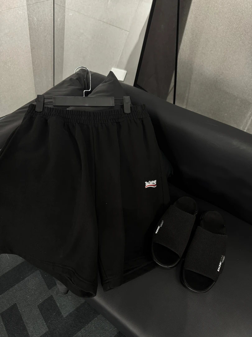 【刺绣海浪】-2025春夏限定男女同款百搭宽松短裤#K001