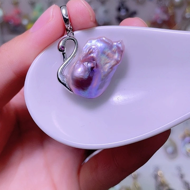 颈饰合金淡水珍珠36