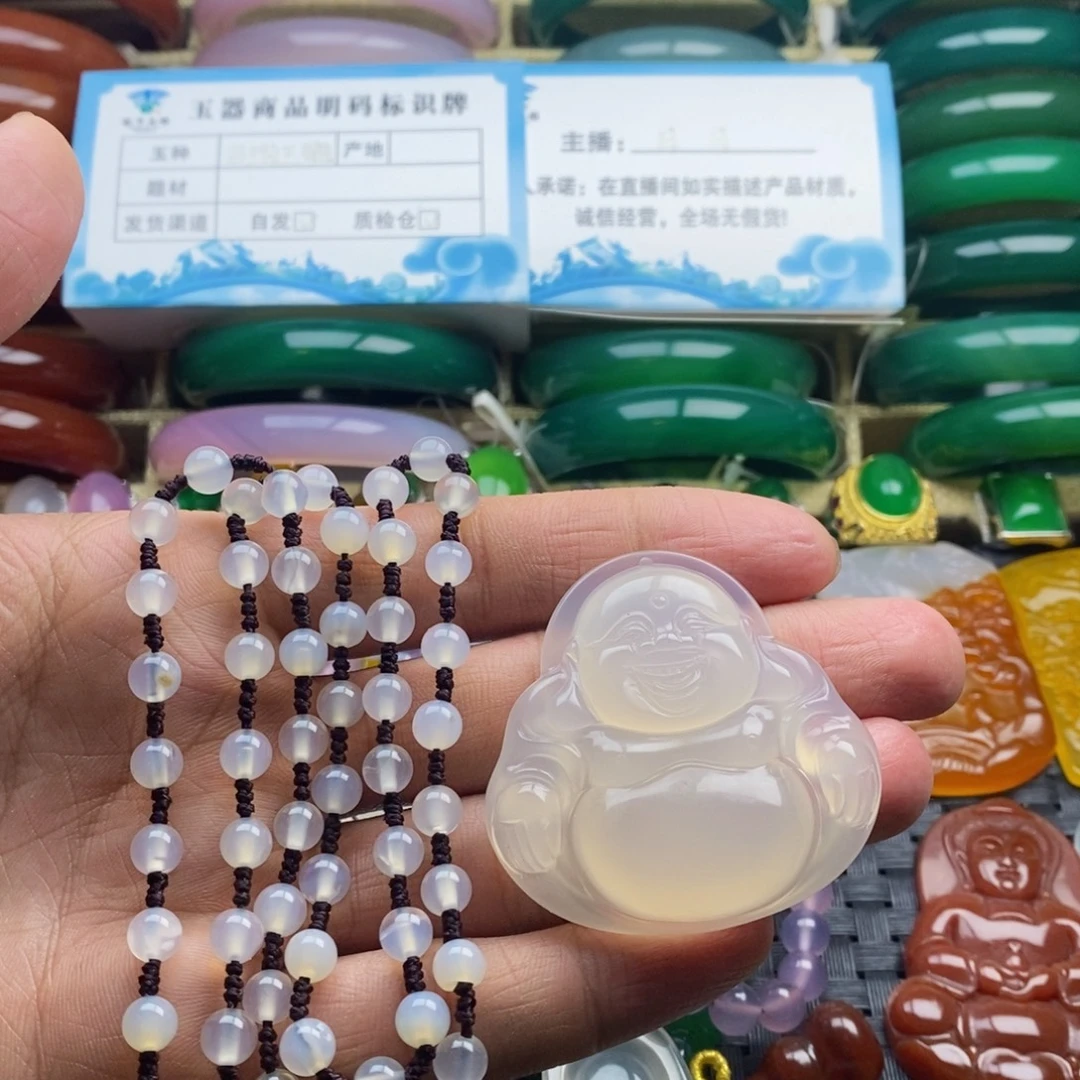 W***煊玛瑙/玉髓未镶嵌颈饰