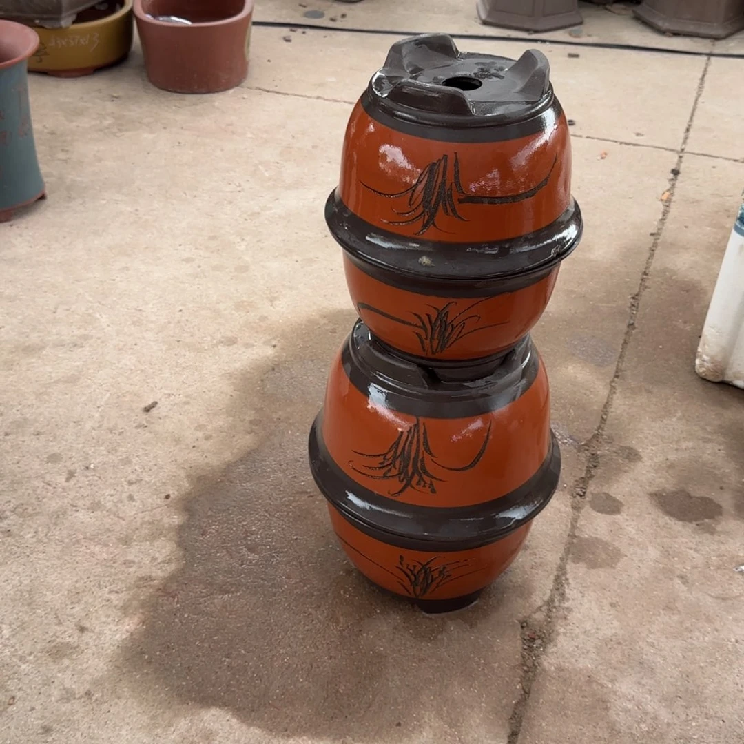 紫砂花盆口径18.12/14.10口径