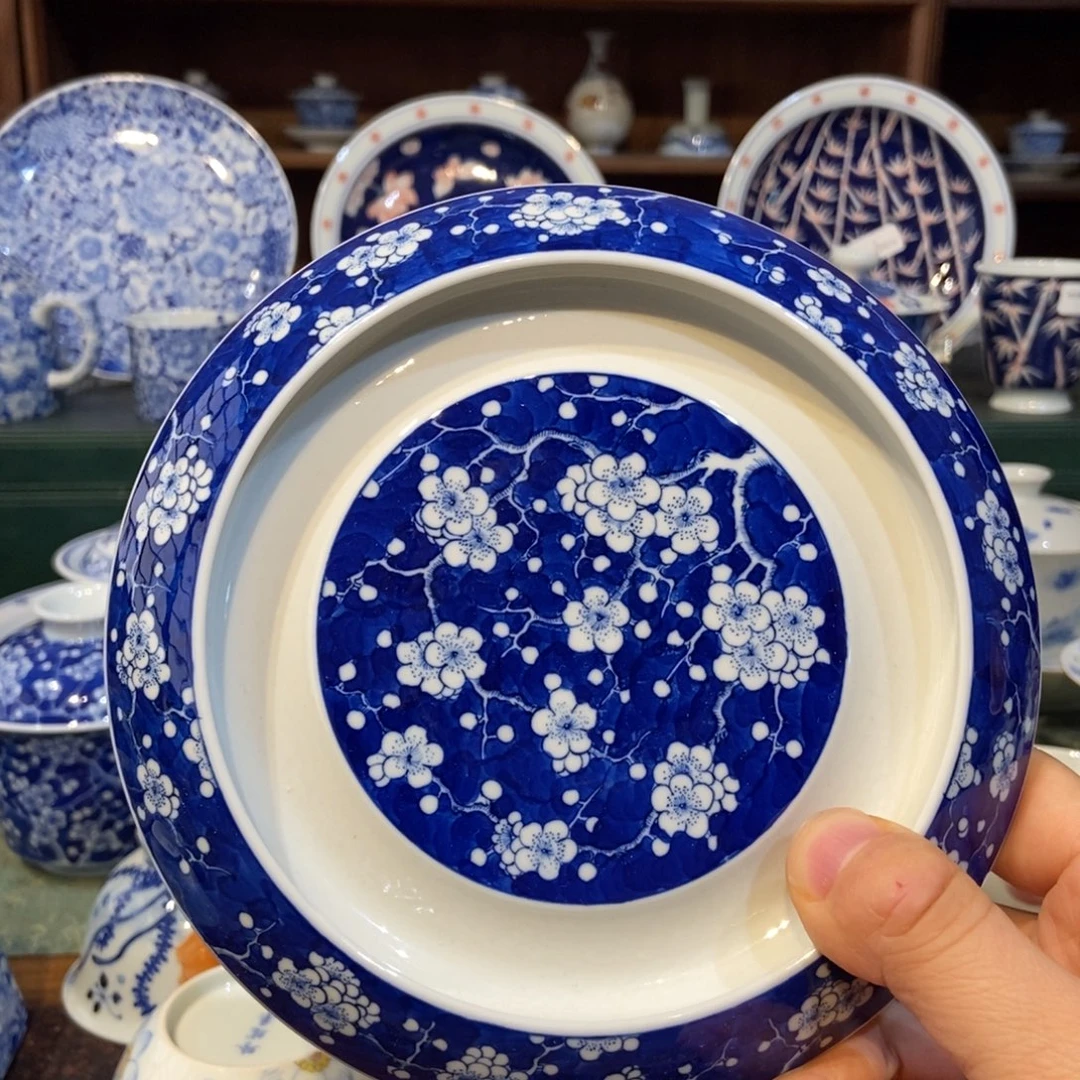 w雪山春晓冰梅壶承