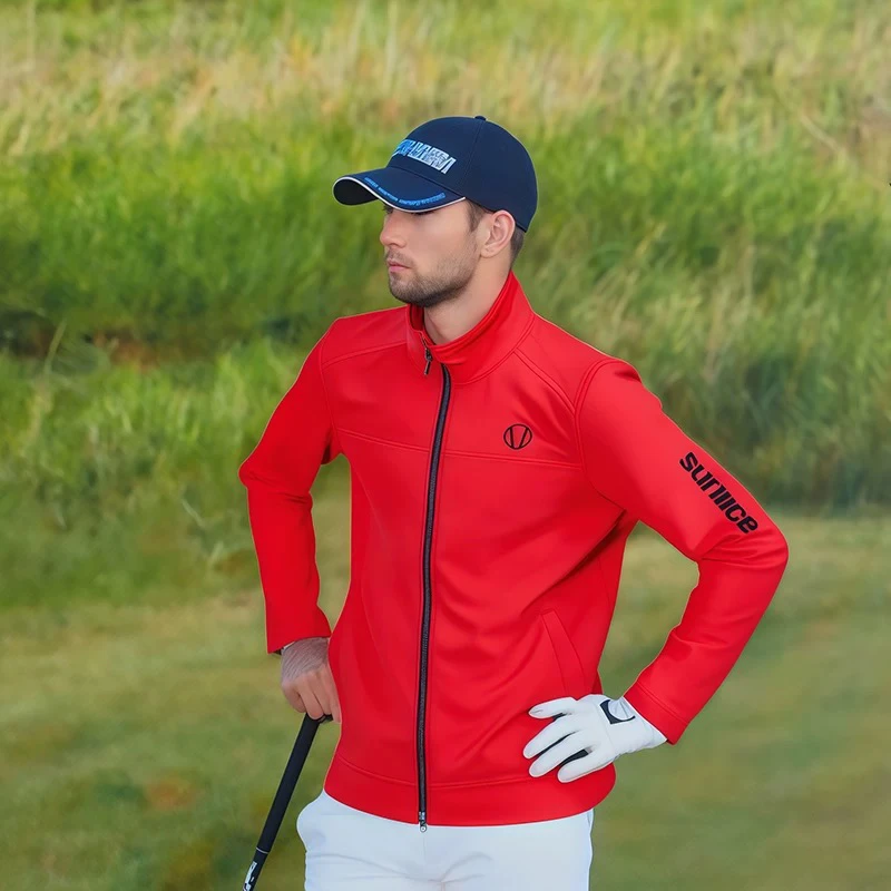 新品SUNICE高尔夫服装男士秋冬外套防水防风户外运动golf外套男款