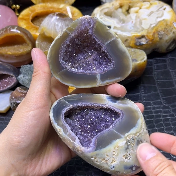 未镶嵌发饰水晶紫晶盆