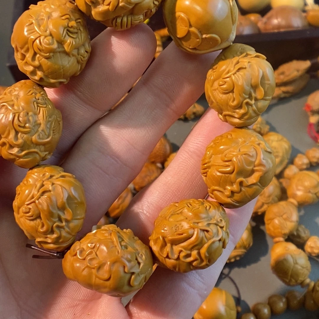手串/手链橄榄核荷叶财神