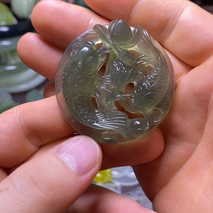 岫玉未镶嵌岫玉颈饰