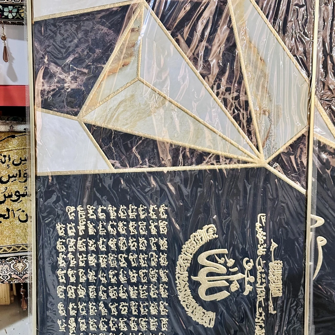 大尺寸布艺烫金挂画90*60