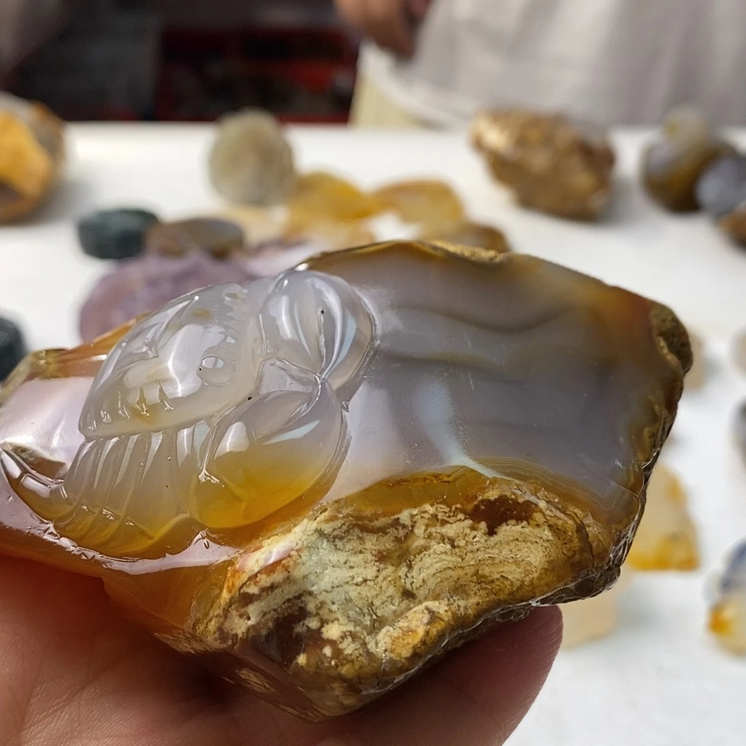 玛瑙/玉髓未镶嵌颈饰