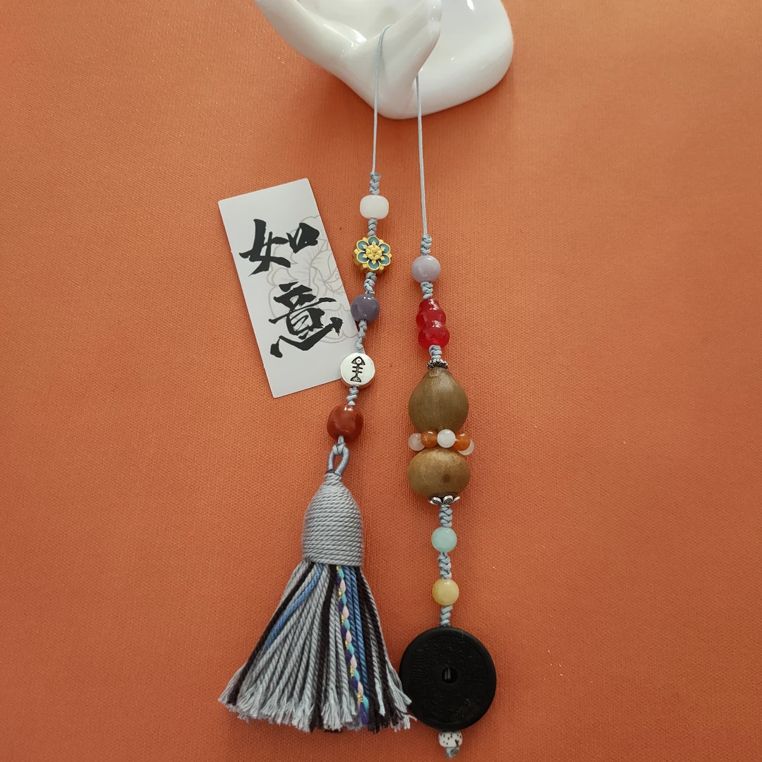 精编花皮小葫芦手机挂件，车挂，包挂，汉服配饰