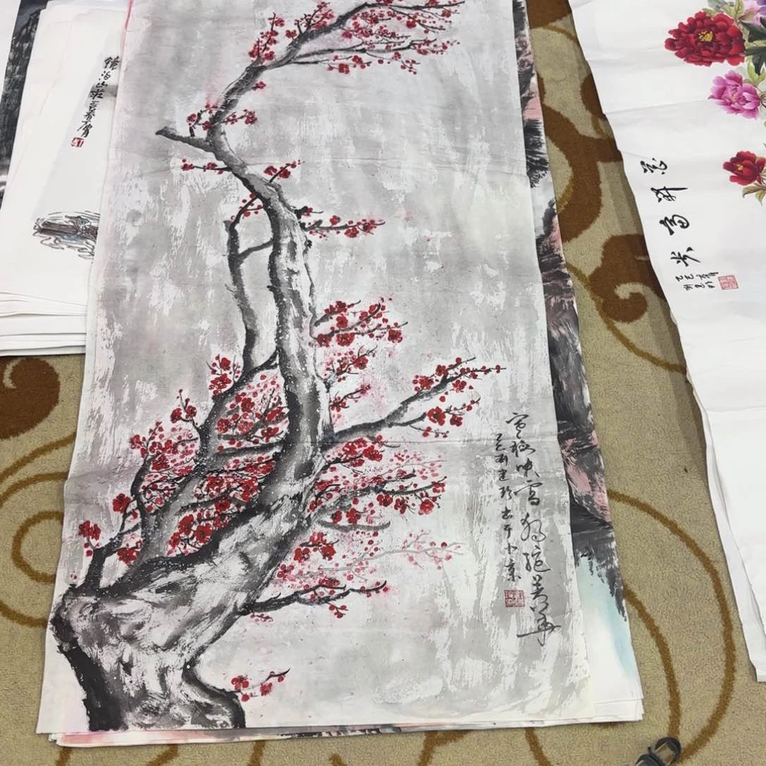 国画刘建玲四尺童