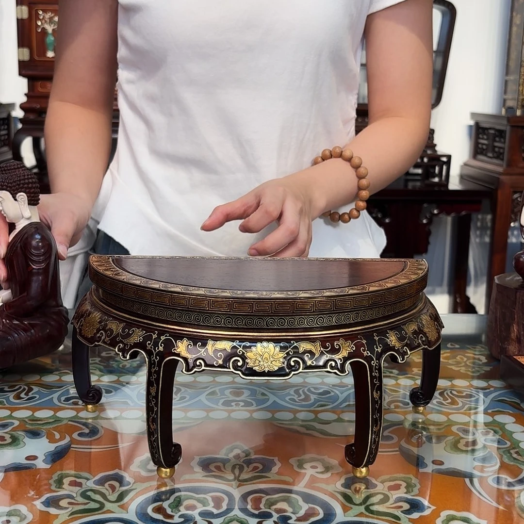 紫檀木类成套家具小叶紫檀底座