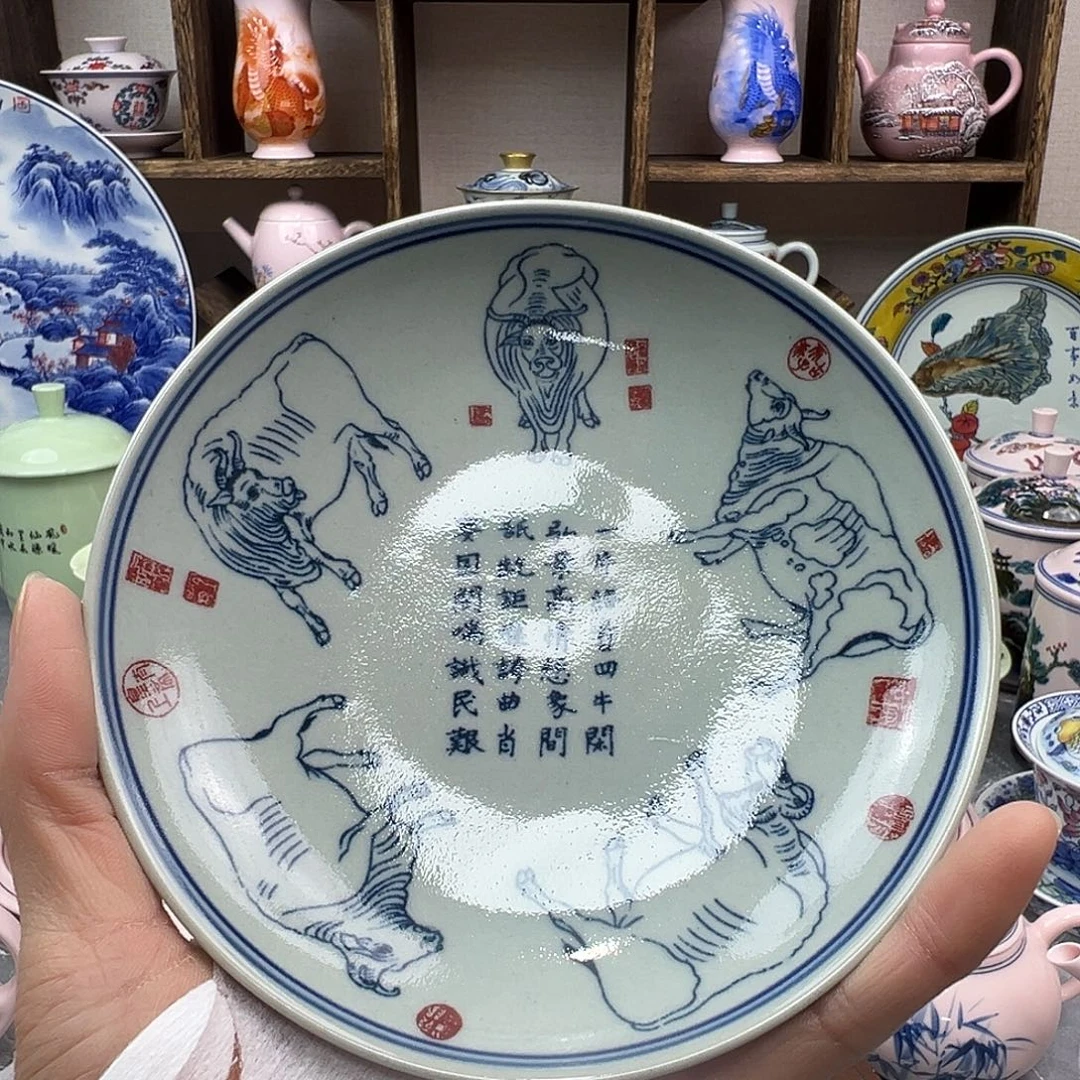 摆件陶景德镇陶瓷567老厂瓷58