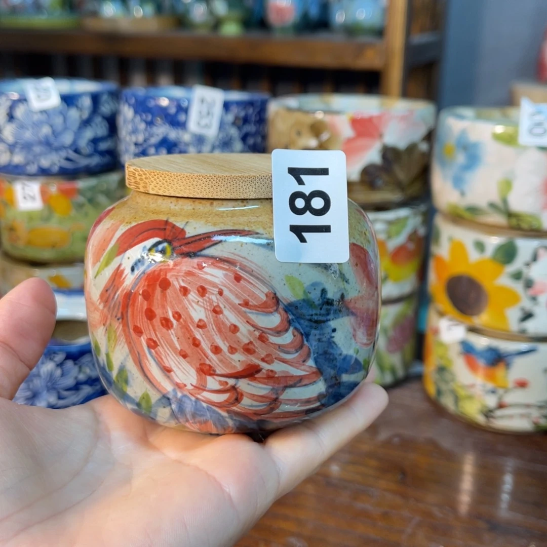 杯素浅陶瓷手工手绘