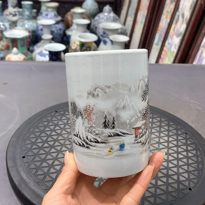 摆件陶博古架陶瓷摆件