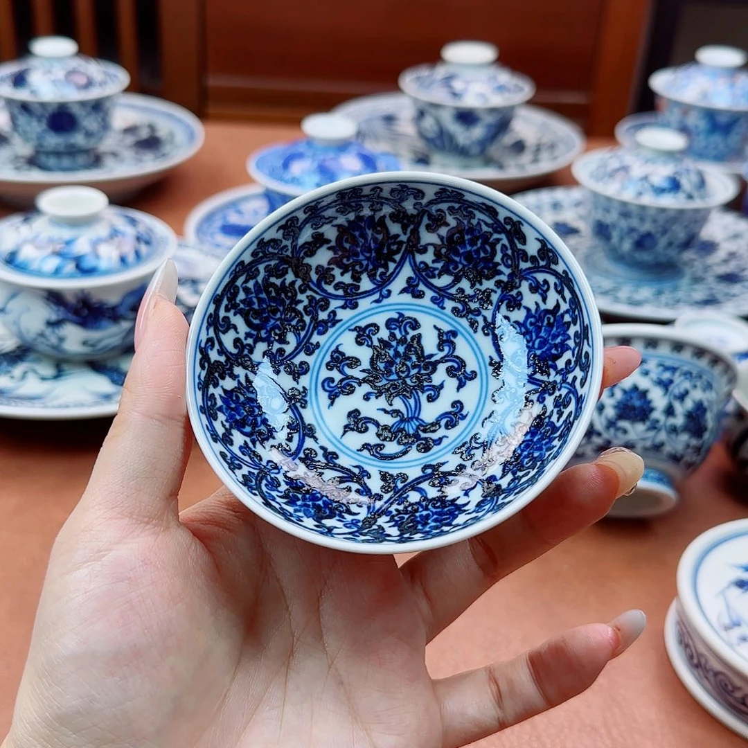 牧*景德镇陶瓷手绘杯子
