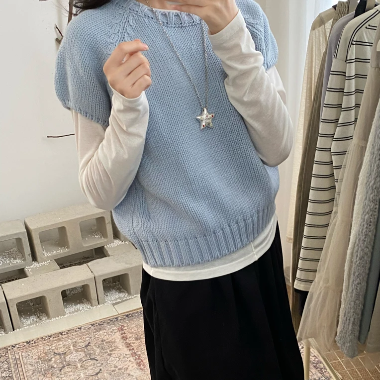 长袖休闲常规女士T恤印花字母圆领ins套装针织