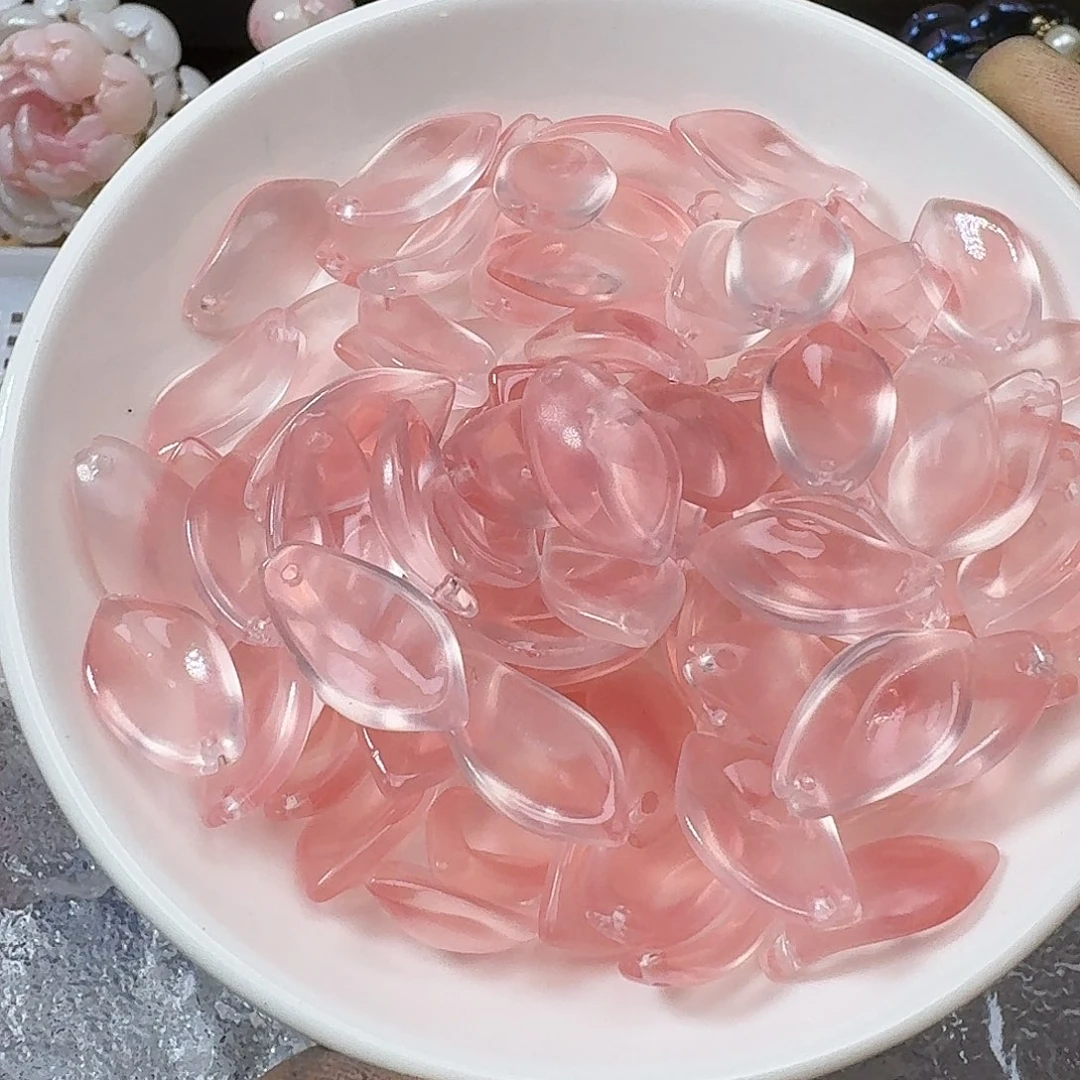 玻璃223  磨砂洛神花 大号