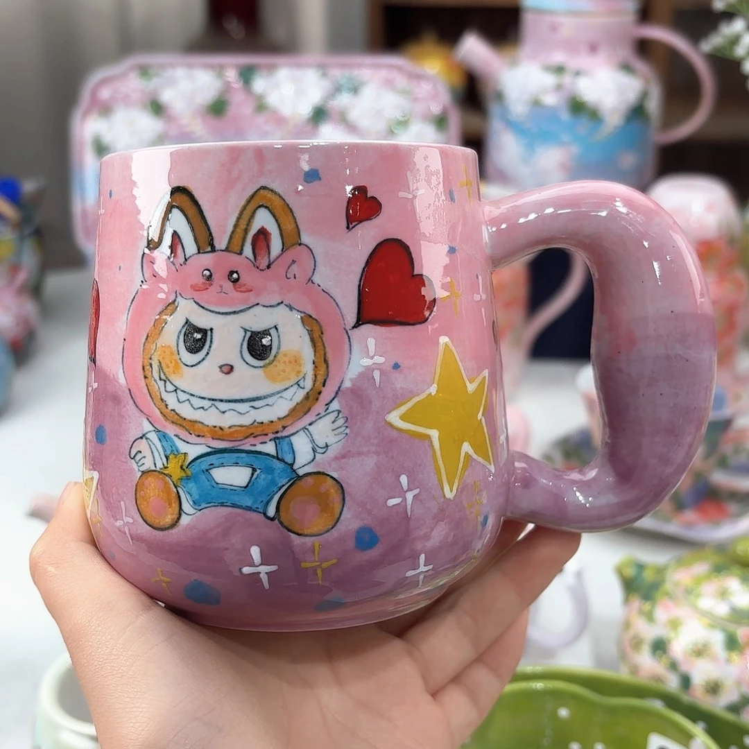 景德镇手绘高温釉下彩陶瓷茶具